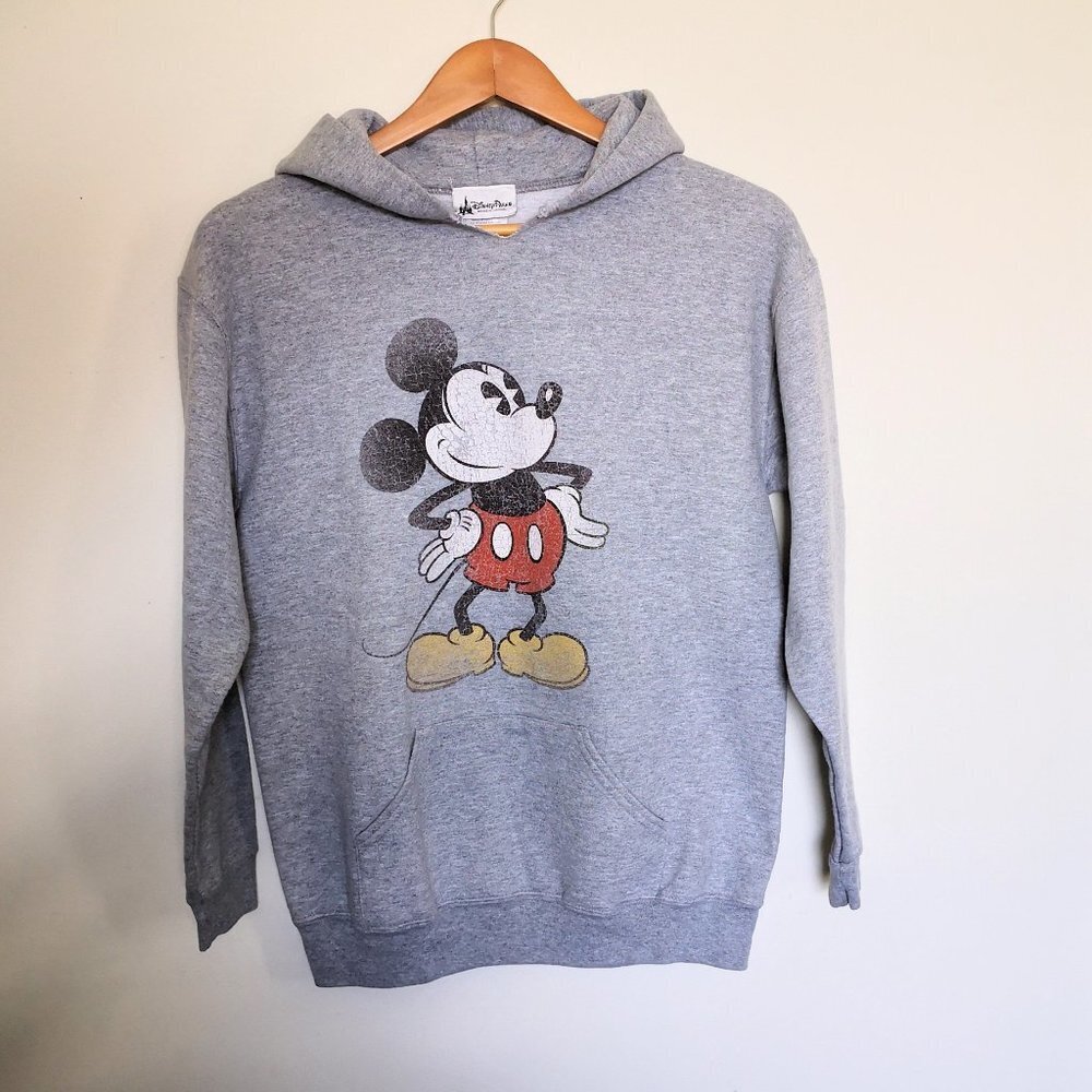 Disney Mickey Mouse Vintage Portrait Graphic Hoodie/Sweatshirt Size XL